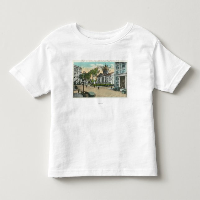 Außenansicht des Gerichtsgebäudes Kleinkind T-shirt (Vorderseite)
