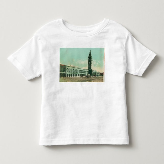 Außenansicht des Gewerkschafts-Fähren-Depots Kleinkind T-shirt (Vorderseite)