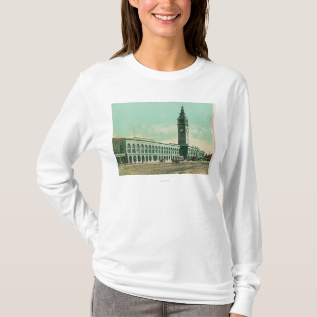 Außenansicht des Gewerkschafts-Fähren-Depots T-Shirt (Vorderseite)
