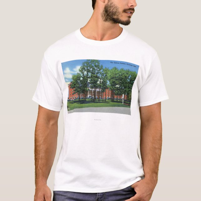 Außenansicht des Gideon Putnam, Saratoga T-Shirt (Vorderseite)