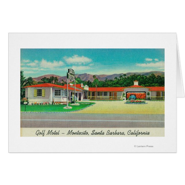 Außenansicht des Golf Motels, Montecito (Vorderseite (Horizontal))