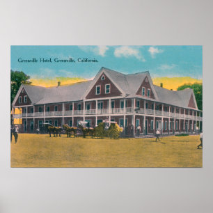 Außenansicht des Greenville Hotels Poster