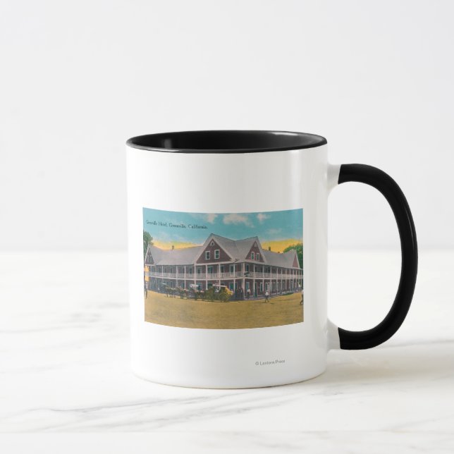 Außenansicht des Greenville Hotels Tasse (Rechts)