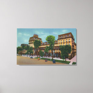 Außenansicht des großartigen Gewerkschafts-Hotel Leinwanddruck