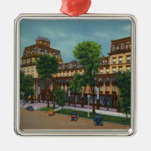 Außenansicht des großartigen Gewerkschafts-Hotels Silbernes Ornament