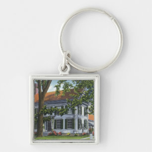 Außenansicht des Hauses Harriet Beecher Stowe Schlüsselanhänger