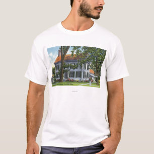 Außenansicht des Hauses Harriet Beecher Stowe T-Shirt