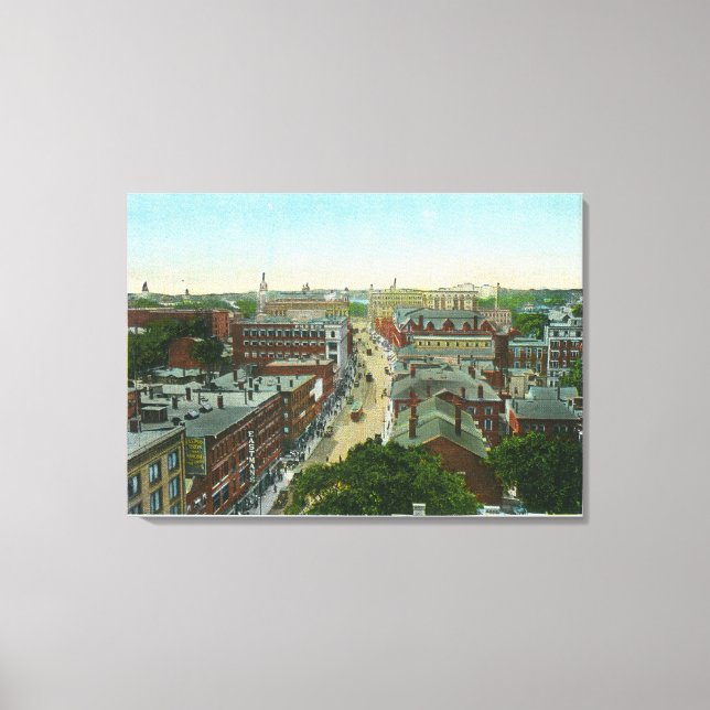 Außenansicht des Hauses von Longfellow Leinwanddruck (Vorderseite)