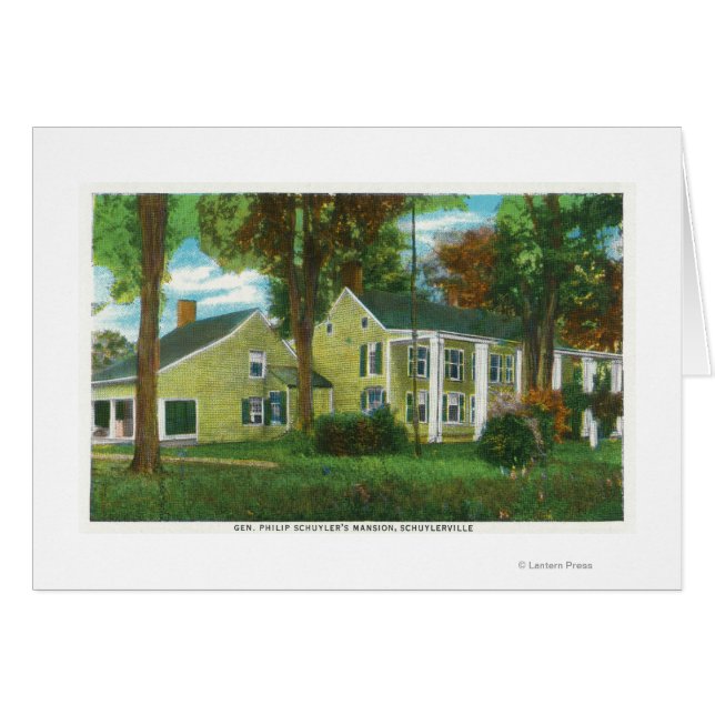 Außenansicht des Herrenhauses von General Philip S (Vorderseite (Horizontal))