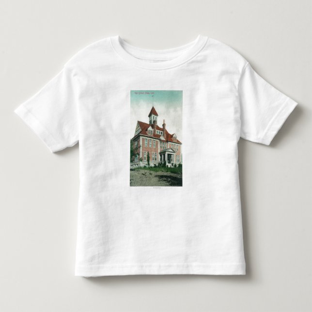 Außenansicht des hohen SchoolYreka, CA Kleinkind T-shirt (Vorderseite)