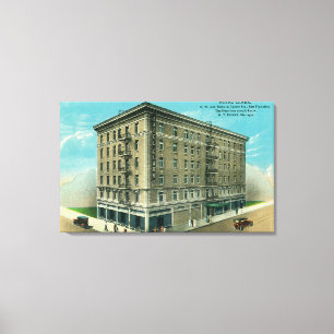 Außenansicht des Hotels Clark Leinwanddruck