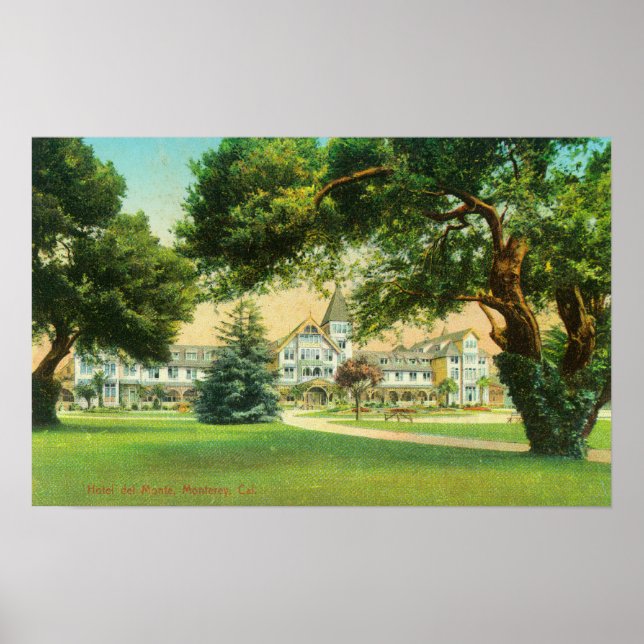 Außenansicht des Hotels del Monte Poster (Vorne)