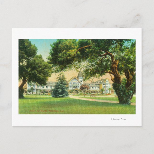 Außenansicht des Hotels del Monte Postkarte (Vorderseite)