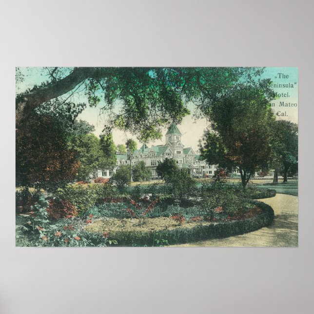 Außenansicht des Hotels Peninsula Poster (Vorne)