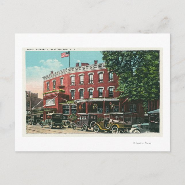Außenansicht des Hotels Witherill Postkarte (Vorderseite)