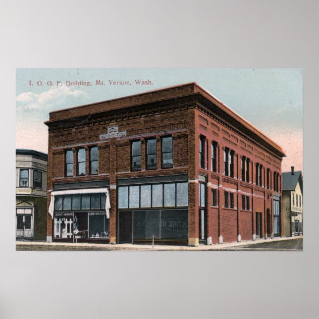 Außenansicht des IOOF-Gebäude Poster (Vorne)