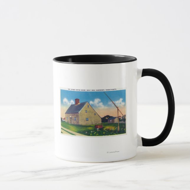 Außenansicht des Jethro Coffin House Tasse (Rechts)