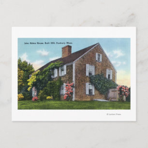 Außenansicht des John Alden House Postkarte