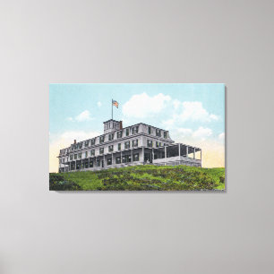 Außenansicht des Kahlkopf-Klippen-Hotels Leinwanddruck