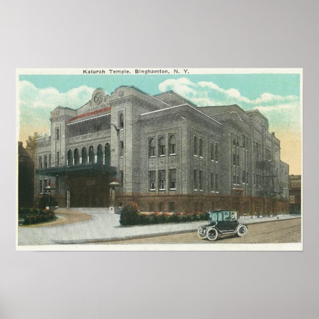 Außenansicht des Kalurahtempels Poster (Vorne)