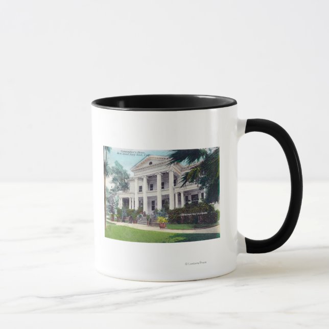 Außenansicht des Kommandantenhauses, Marine Yard Tasse (Rechts)