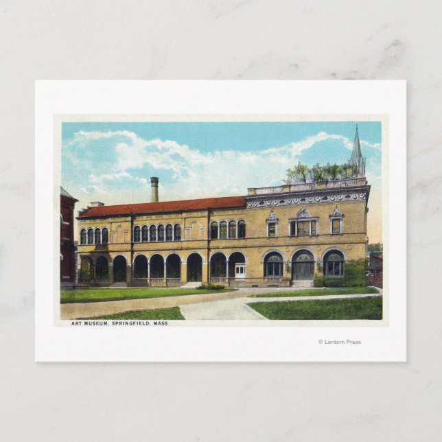 Außenansicht des Kunstmuseums Postkarte (Vorderseite)