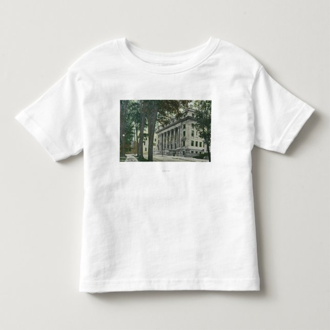 Außenansicht des Landkreis-Gerichtsgebäudes Kleinkind T-shirt (Vorderseite)