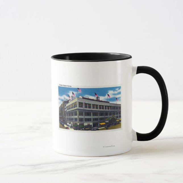 Außenansicht des Madison Square Garden Tasse (Rechts)