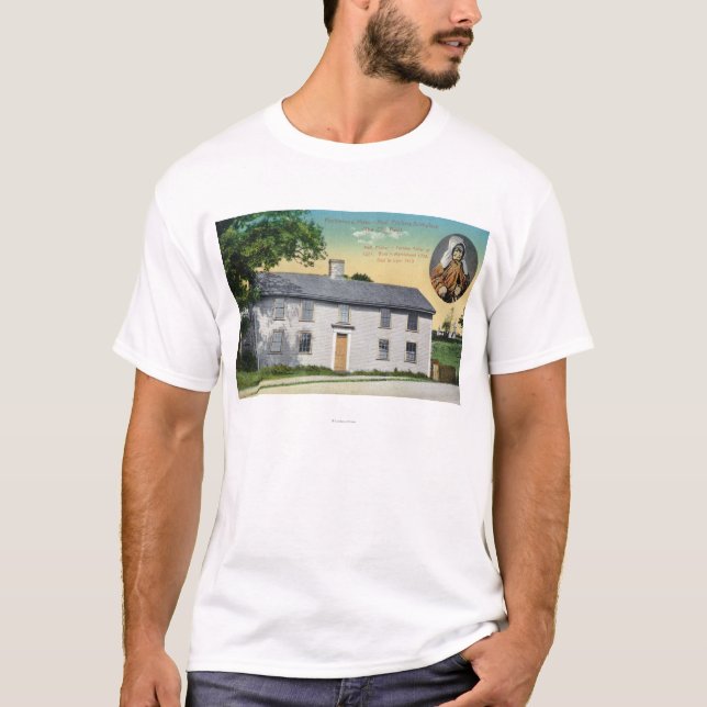 Außenansicht des Moll-Krug-Geburtsortes T-Shirt (Vorderseite)