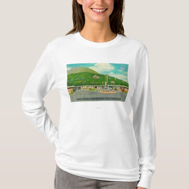 Außenansicht des Motels Mt. Si T-Shirt (Vorderseite)
