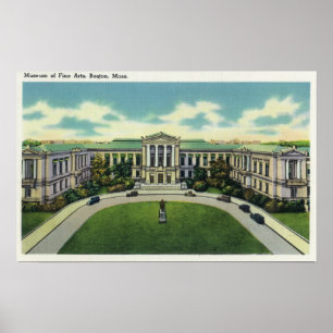 Außenansicht des Museums der bildenden Künste # 2 Poster