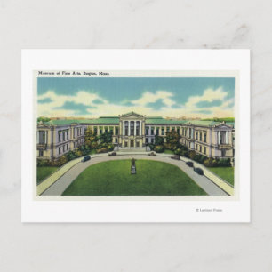 Außenansicht des Museums der bildenden Künste # 2 Postkarte