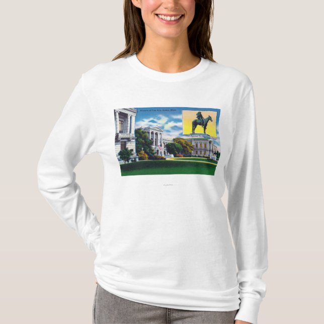 Außenansicht des Museums von schönen Künsten T-Shirt (Vorderseite)