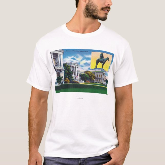 Außenansicht des Museums von schönen Künsten T-Shirt (Vorderseite)
