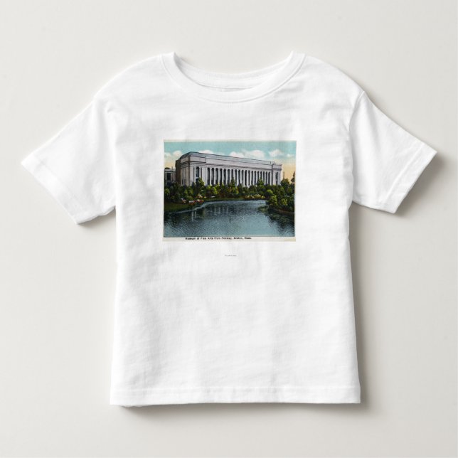 Außenansicht des Museums von schönen Künsten von Kleinkind T-shirt (Vorderseite)