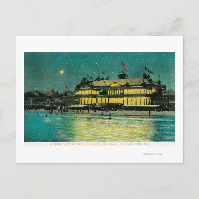 Außenansicht des Neptun Casino & Postkarte (Vorderseite)