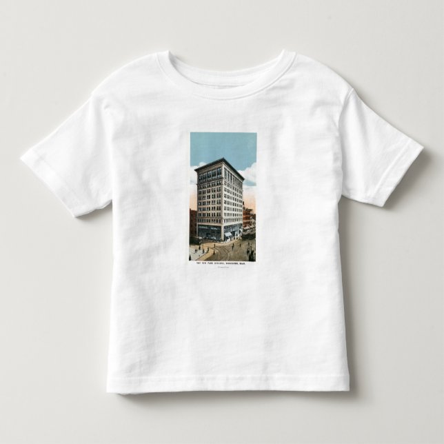 Außenansicht des neuen Park-Gebäude Kleinkind T-shirt (Vorderseite)