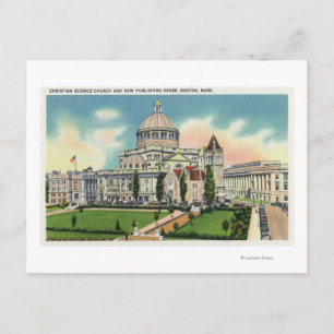 Außenansicht des neuen Verlagshauses Postkarte