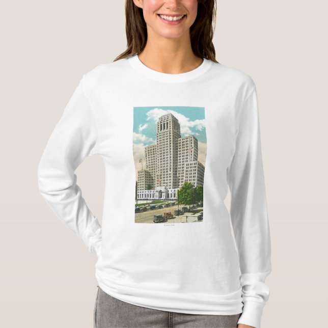 Außenansicht des NY Staats-Büros Gbd T-Shirt (Vorderseite)
