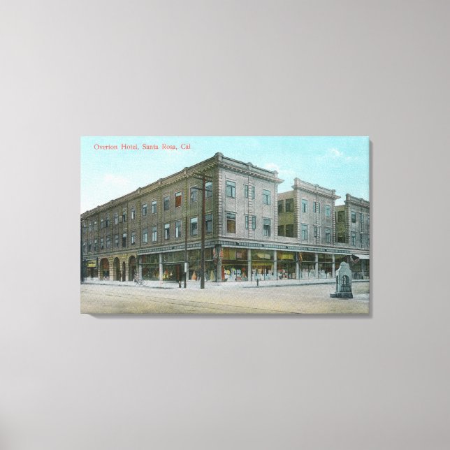 Außenansicht des Overton Hotels # 2 Leinwanddruck (Vorderseite)