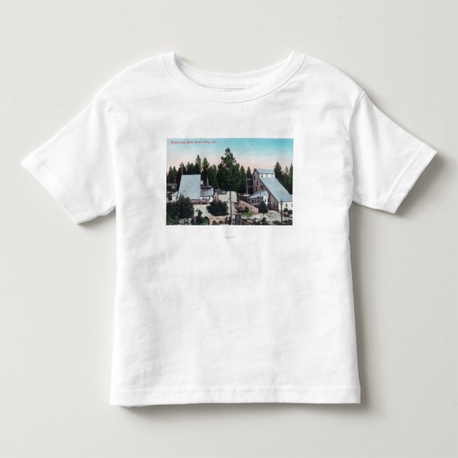 Außenansicht des Pennsylvania-Bergwerkes Kleinkind T-shirt (Vorderseite)