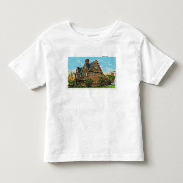 Außenansicht des Pequot Hauses Kleinkind T-shirt (Vorderseite)
