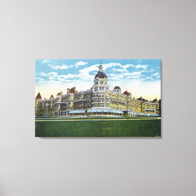 Außenansicht des Polnischen Frühjahrshauses 2 Leinwanddruck (Vorderseite)