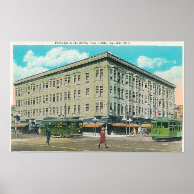 Außenansicht des Porter-Gebäude Poster (Vorne)