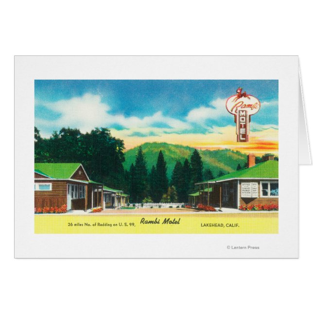 Außenansicht des Rambi MotelLakehead, CA (Vorderseite (Horizontal))