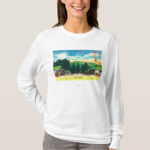Außenansicht des Rambi MotelLakehead, CA T-Shirt