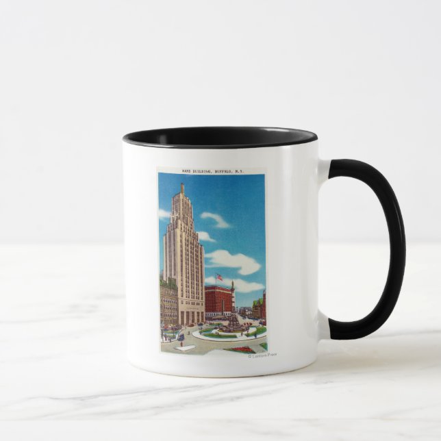 Außenansicht des Rand-Gebäude Tasse (Rechts)