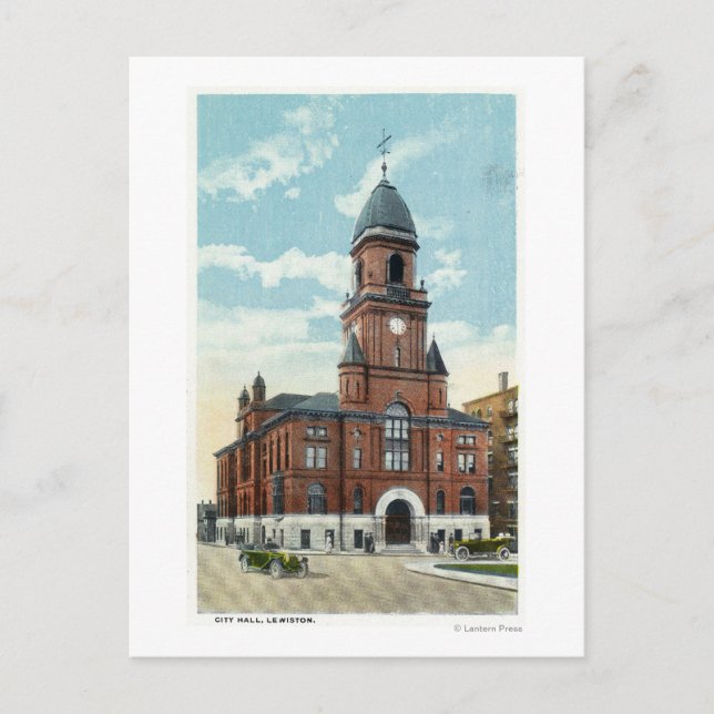 Außenansicht des Rathauses Postkarte (Vorderseite)