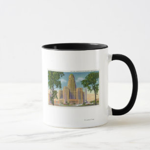 Außenansicht des Rathauses und McKinley Tasse