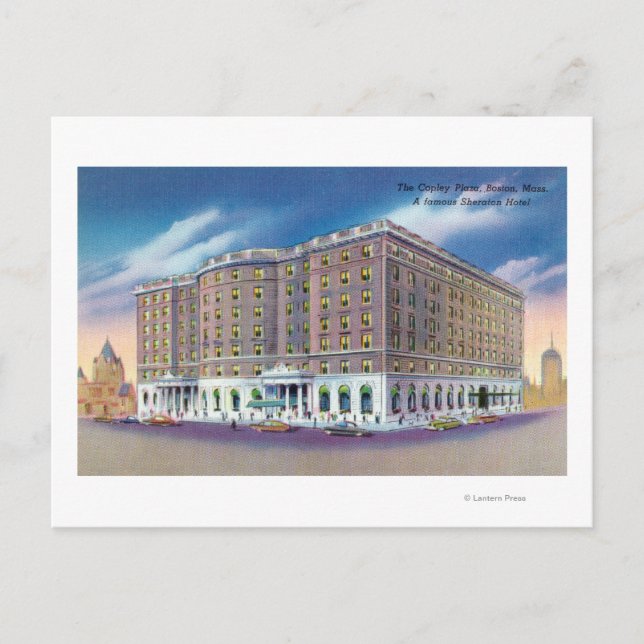Außenansicht des Sheraton Hotel in Copley Postkarte (Vorderseite)